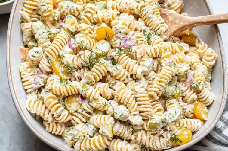 Dill Pickle Pasta Salad 1