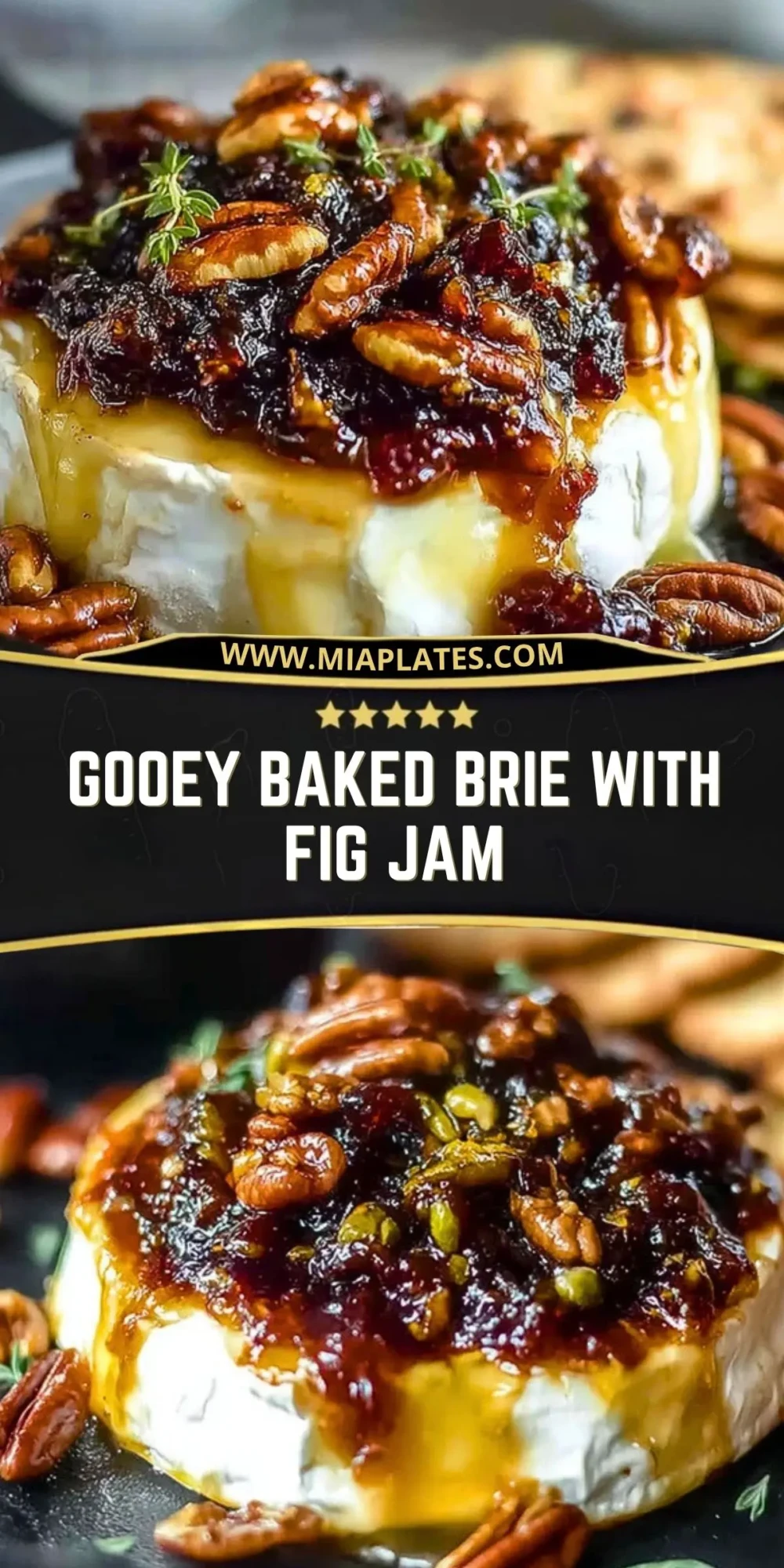 Gooey Baked Brie with Fig Jam (2)