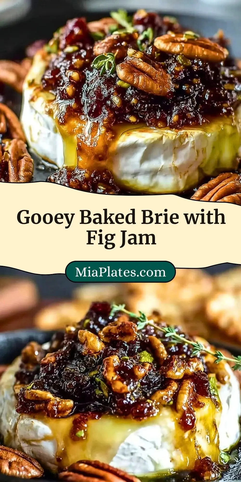 Gooey Baked Brie with Fig Jam (3)