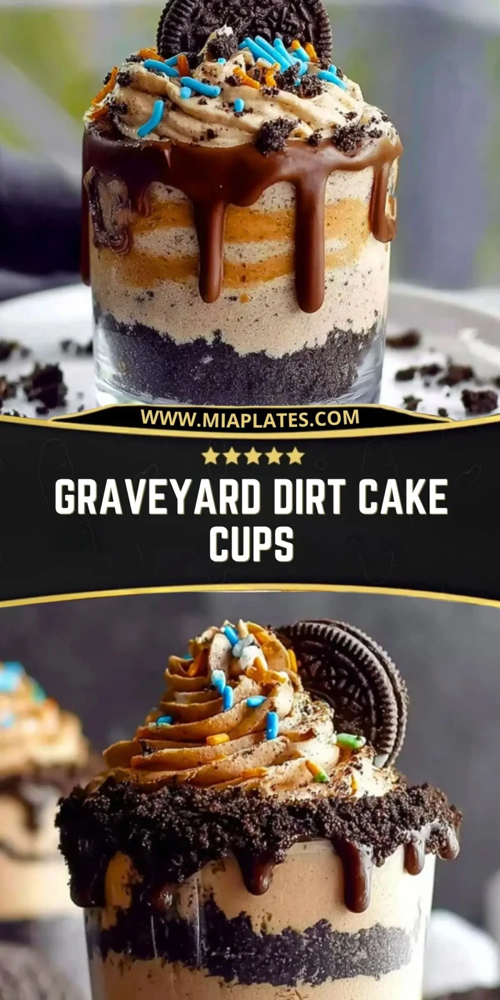 Graveyard Dirt Cake Cups (2)
