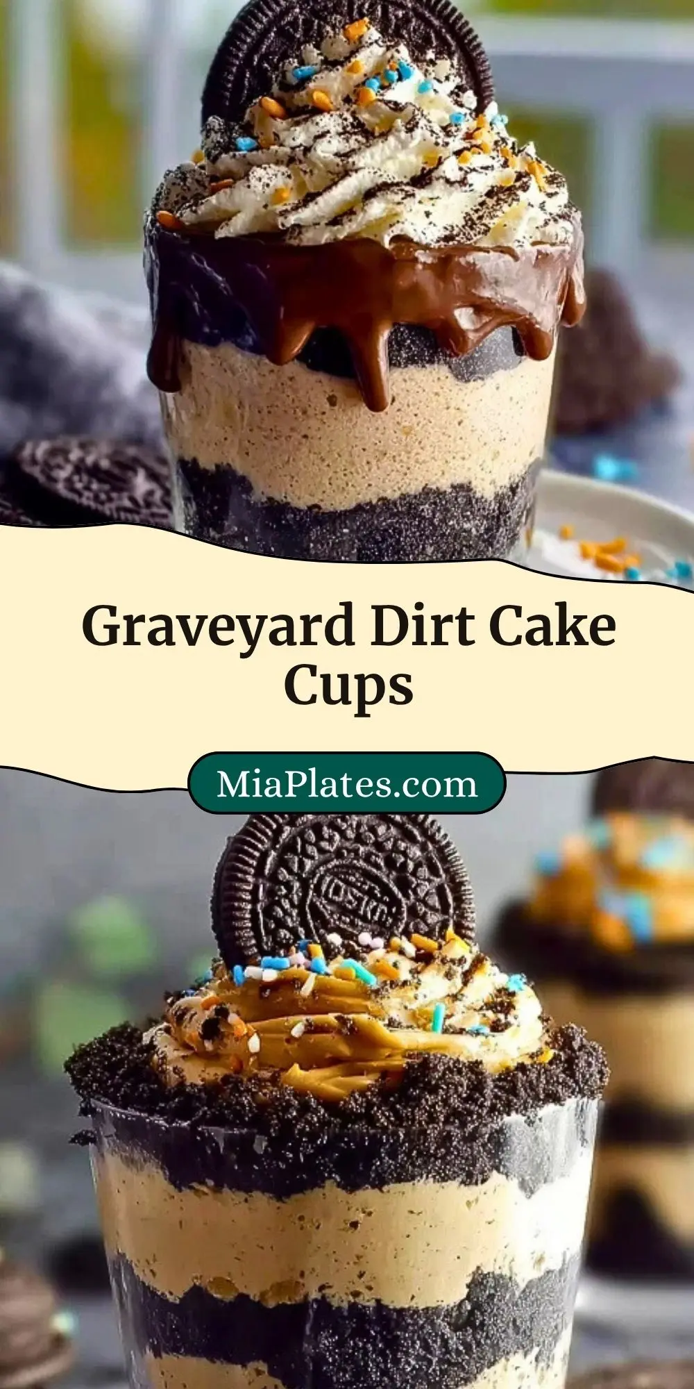 Graveyard Dirt Cake Cups (3)