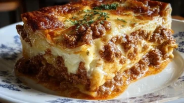 Heavenly Homemade Lasagna