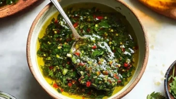 Homemade Chimichurri Sauce