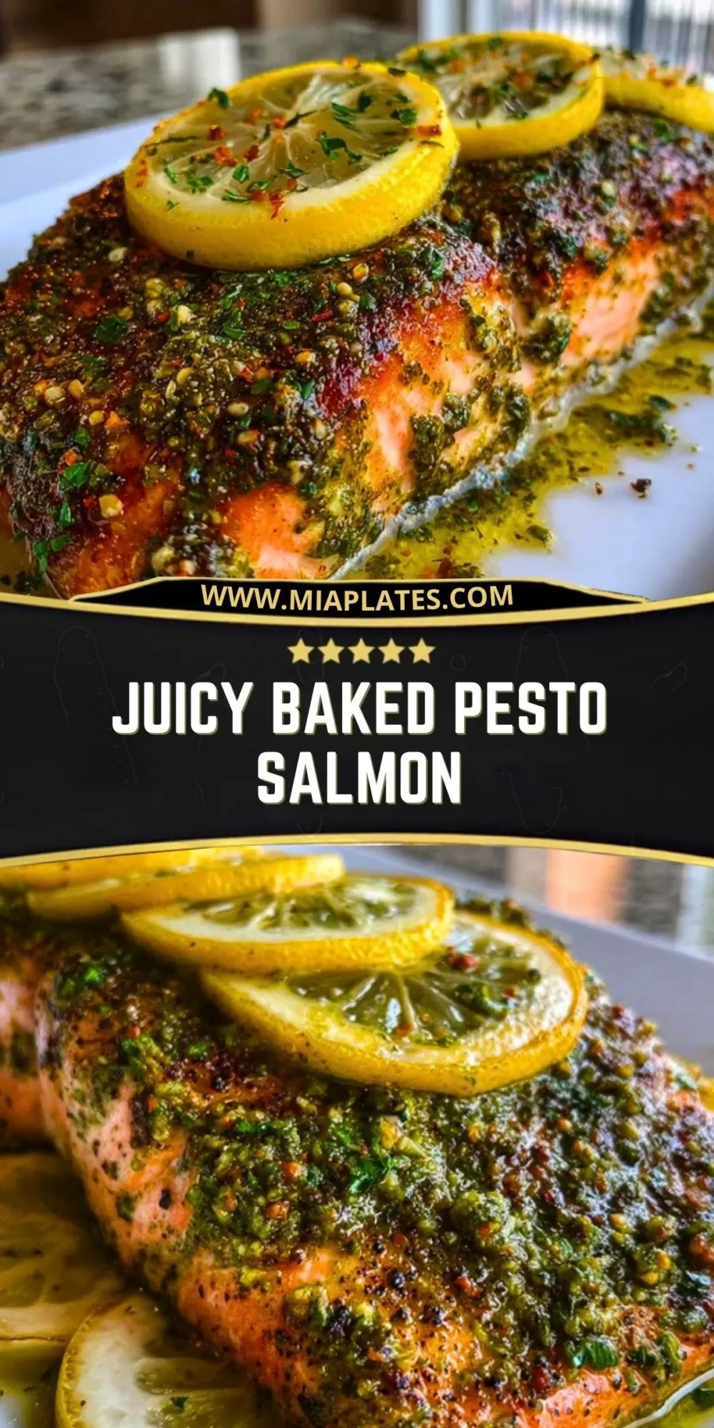 Juicy Baked Pesto Salmon (2)