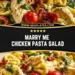 Marry Me Chicken Pasta Salad Pin 1