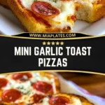 Mini Garlic Toast Pizzas (3)