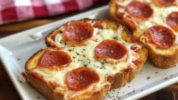 Mini Garlic Toast Pizzas