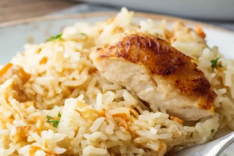 No Peek Chicken and Rice Casserole