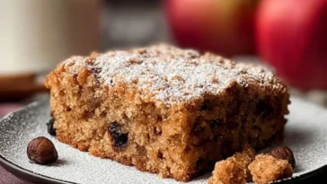 Old-Fashioned Applesauce Cake