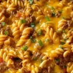 One-Pot Cheesy Taco Pasta Skillet