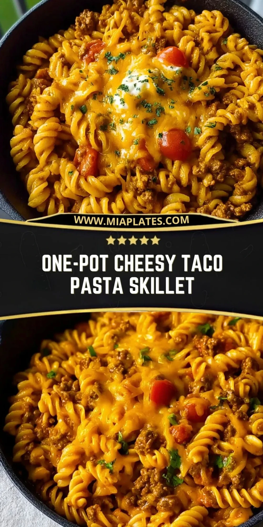 One-Pot Cheesy Taco Pasta Skillet (2)