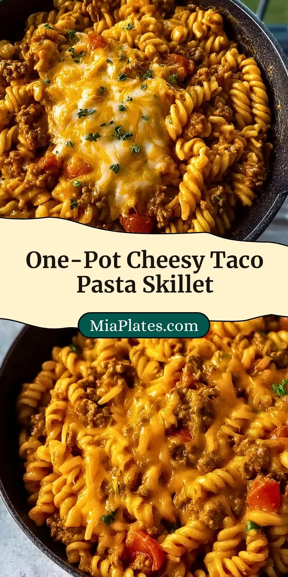 One-Pot Cheesy Taco Pasta Skillet (3)