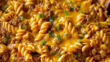One-Pot Cheesy Taco Pasta Skillet