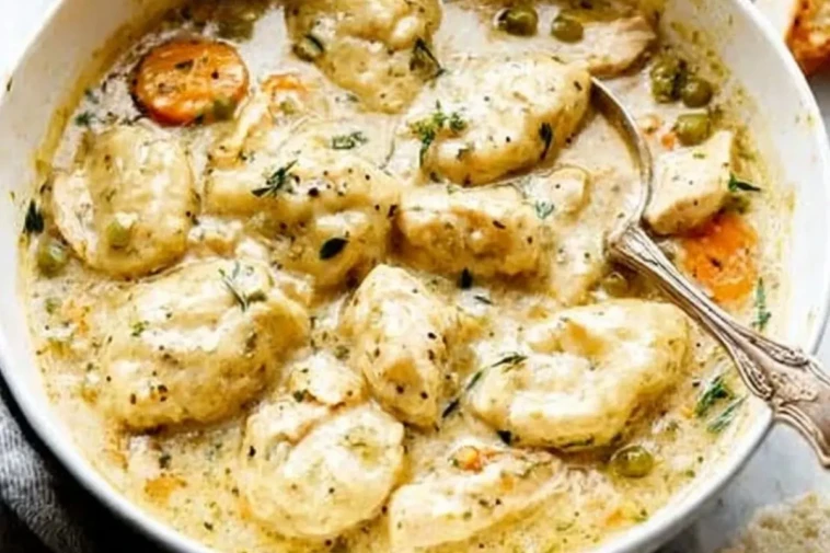 One Pot Chicken Dumpling Soup 1