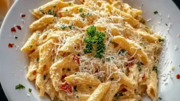 One Pot Creamy Garlic Pasta 1