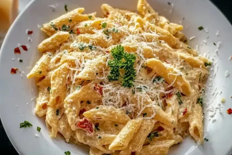 One Pot Creamy Garlic Pasta 1