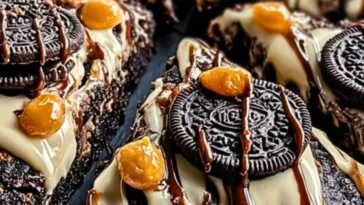 Oreo Fudge Brownie Pizza (1)