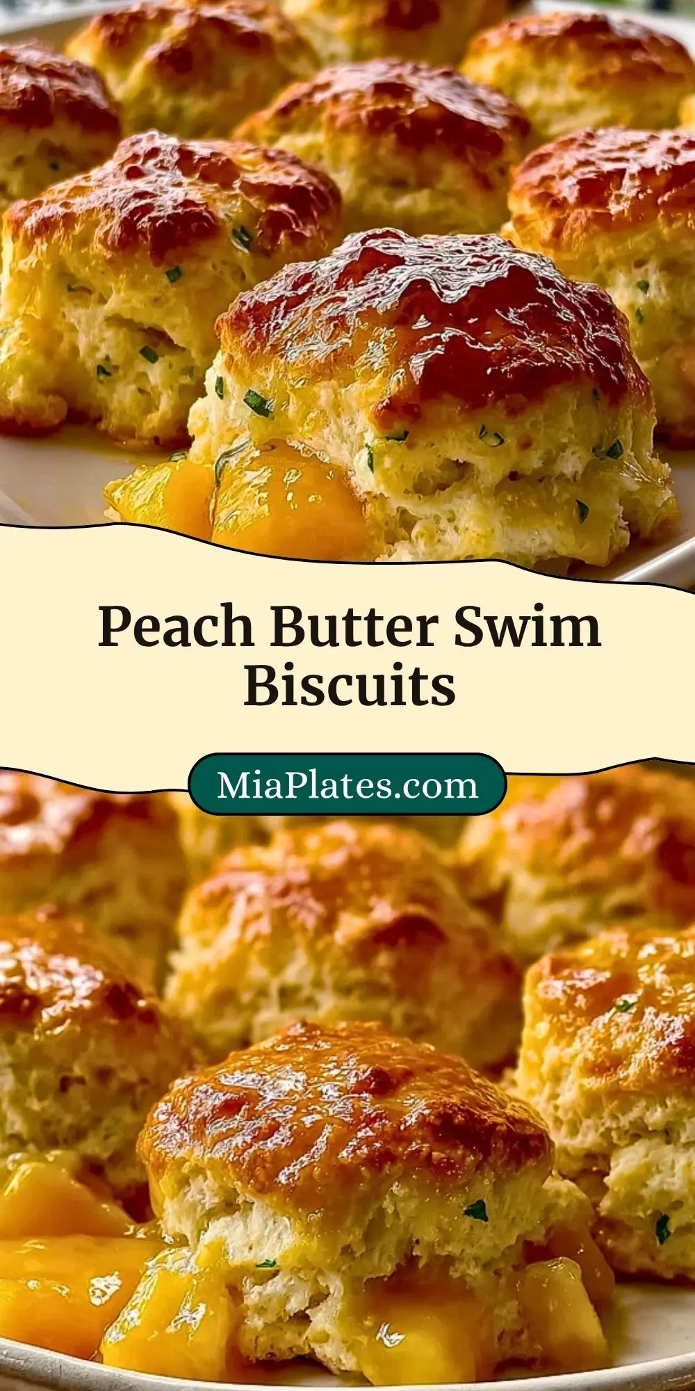 Peach Butter Swim Biscuits Pin 2