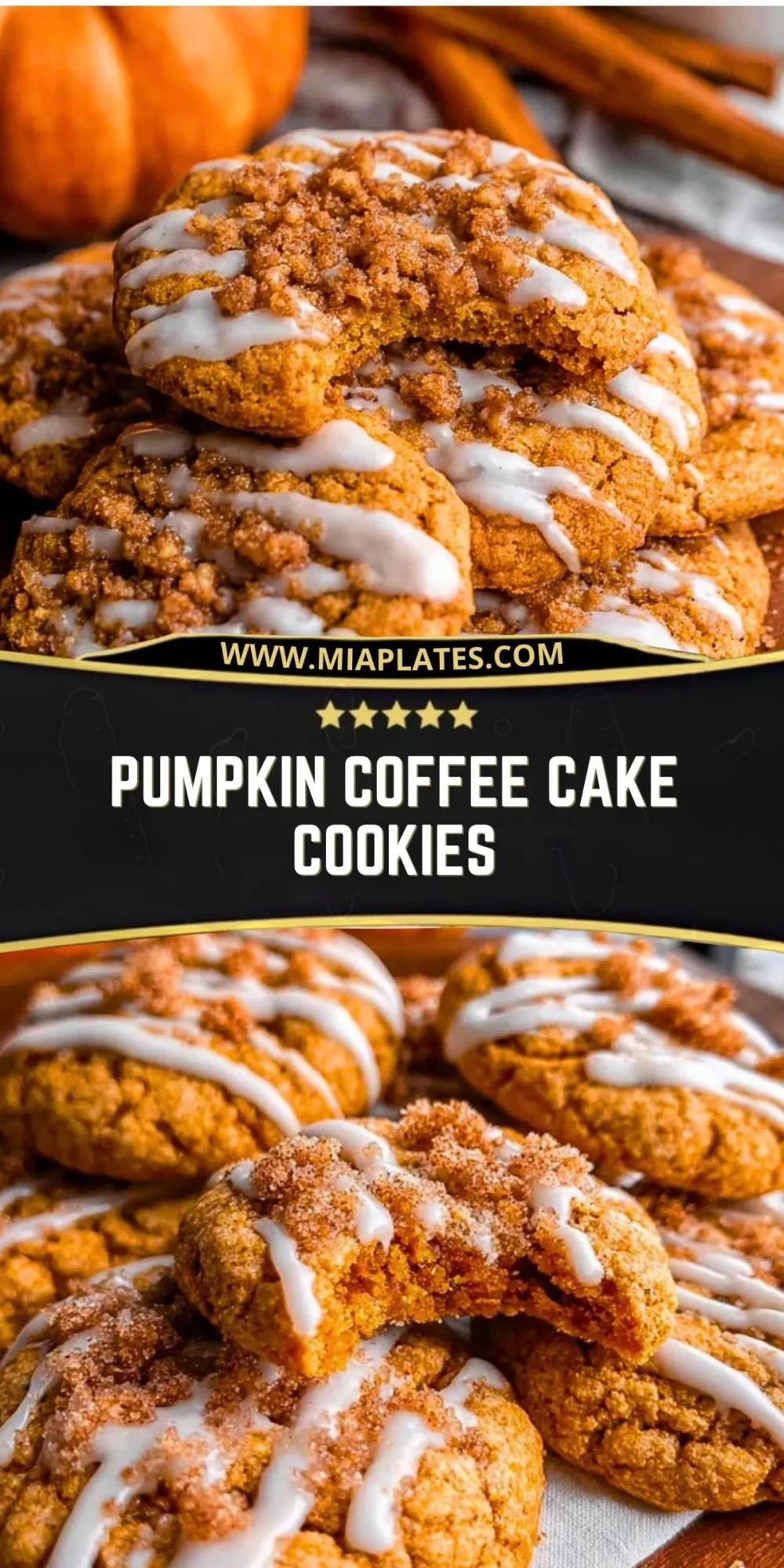 Pumpkin Coffee Cake Cookies (2)
