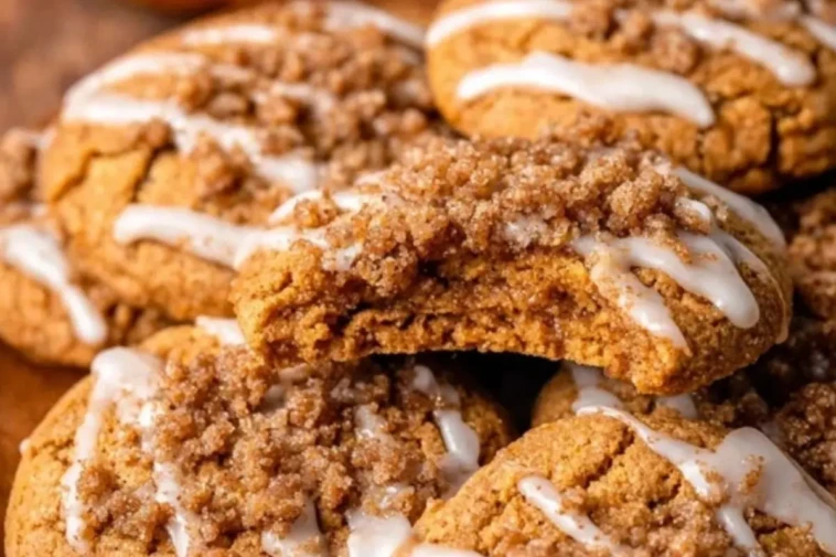 Pumpkin Coffee Cake Cookies