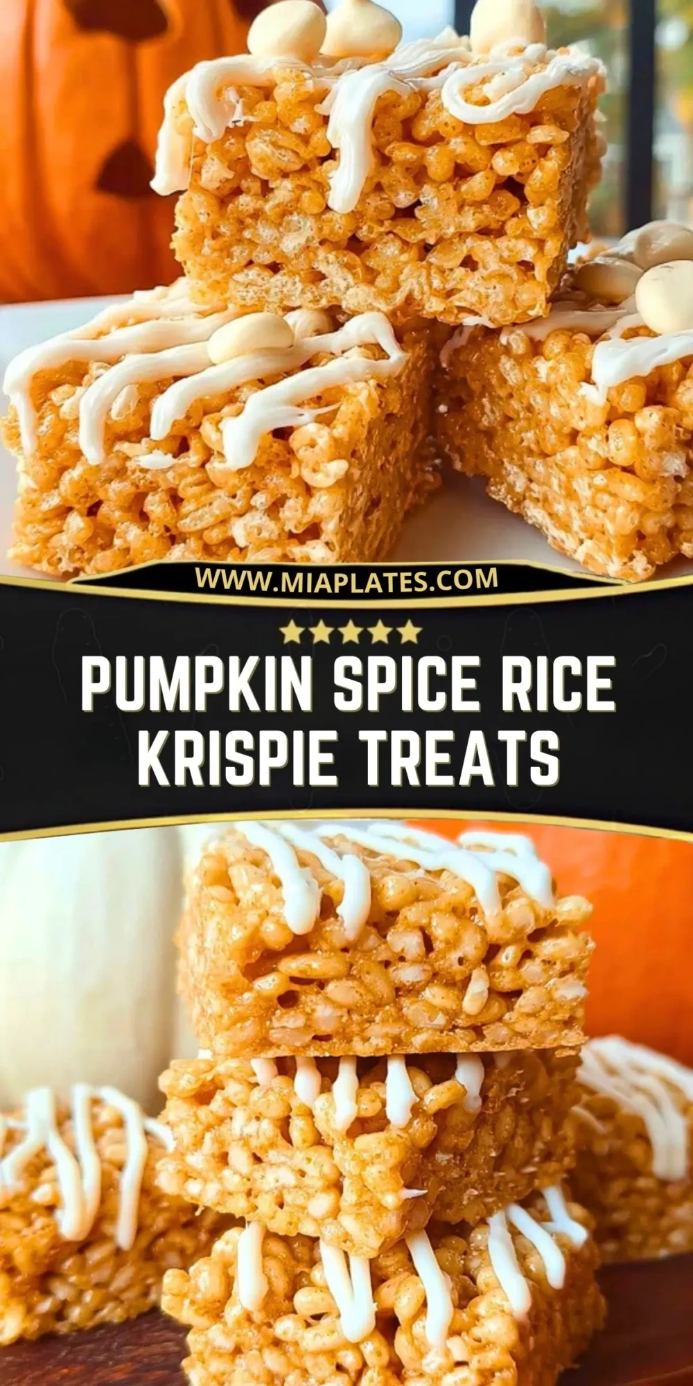 Pumpkin Spice Rice Krispie Treats (2)