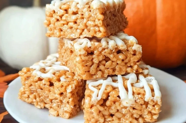 Pumpkin Spice Rice Krispie Treats