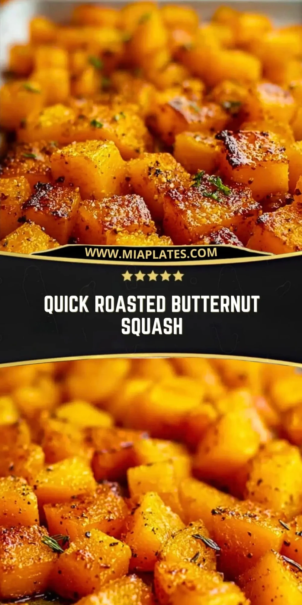 Quick Roasted Butternut Squash (2)