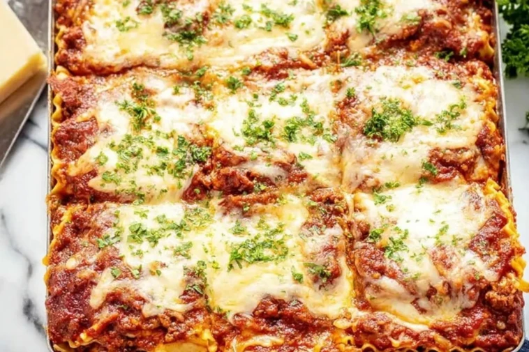 Sheet Pan Lasagna