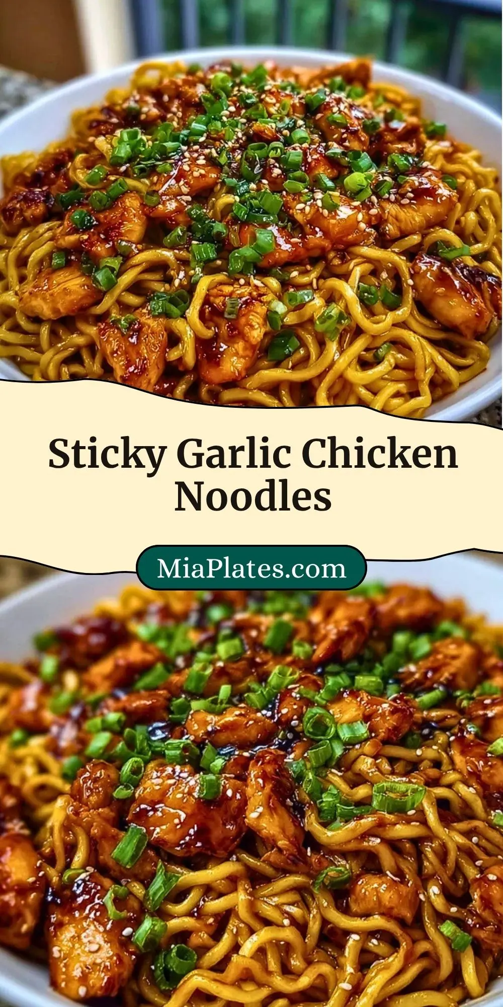 Sticky Garlic Chicken Noodles (3)