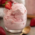 Strawberry Cottage Cheese Ice Cream