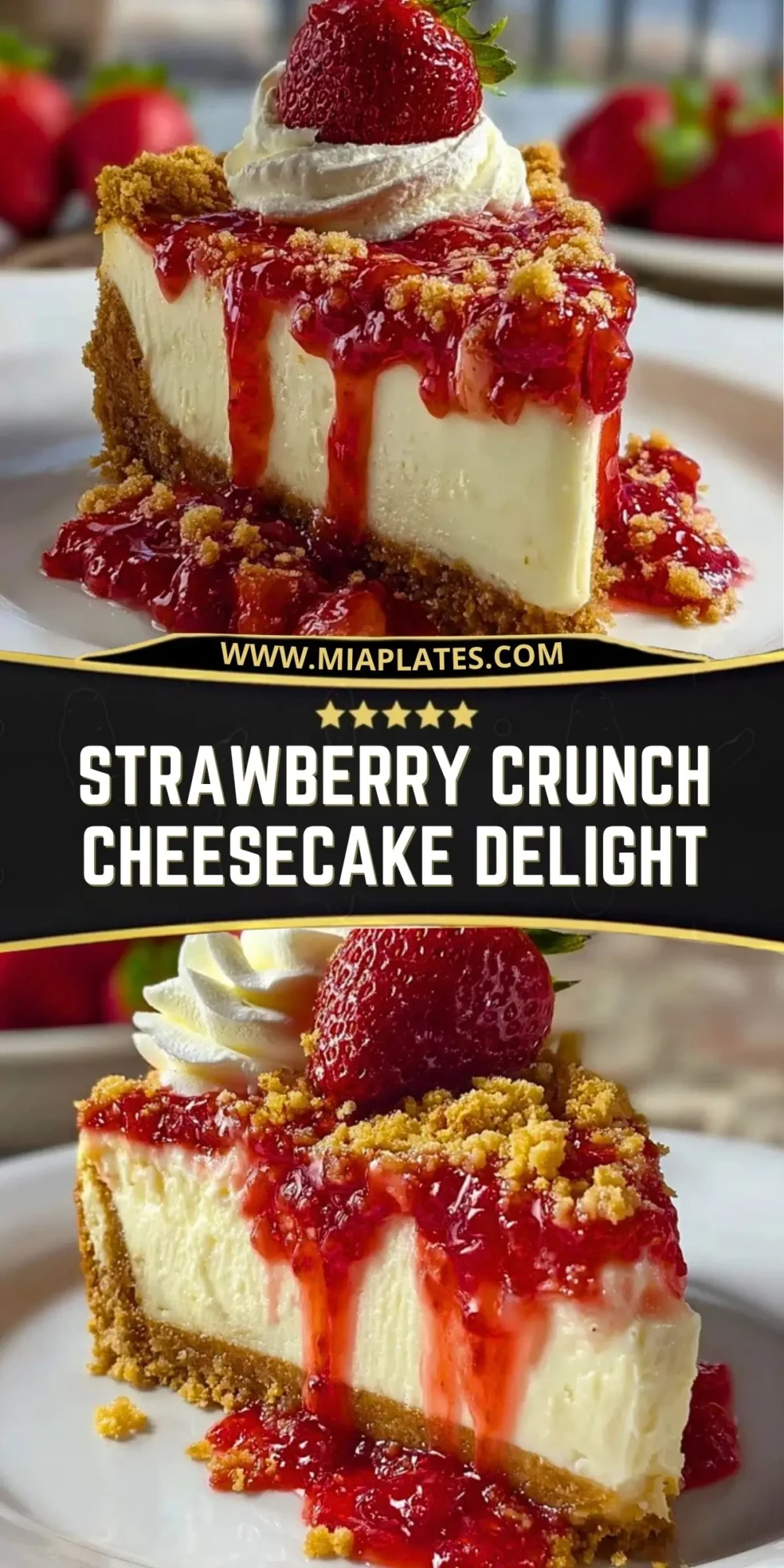 Strawberry Crunch Cheesecake Delight (2)