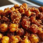 Sweet Cinnamon Sugar Roasted Chickpeas