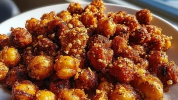 Sweet Cinnamon Sugar Roasted Chickpeas