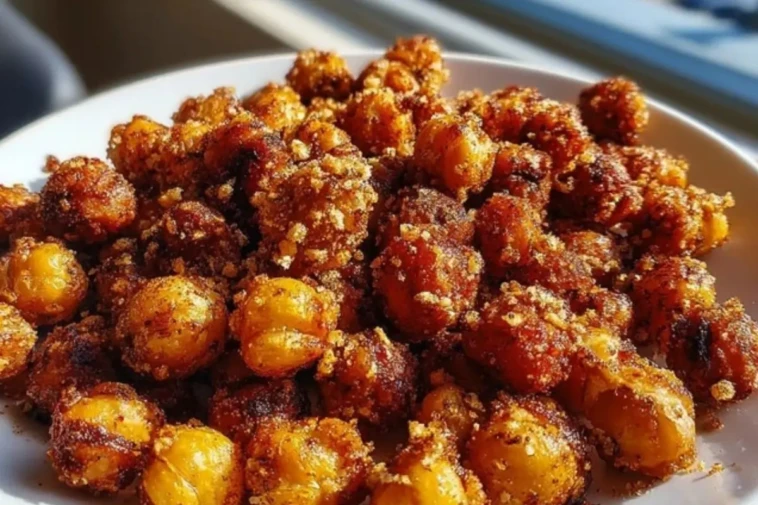 Sweet Cinnamon Sugar Roasted Chickpeas