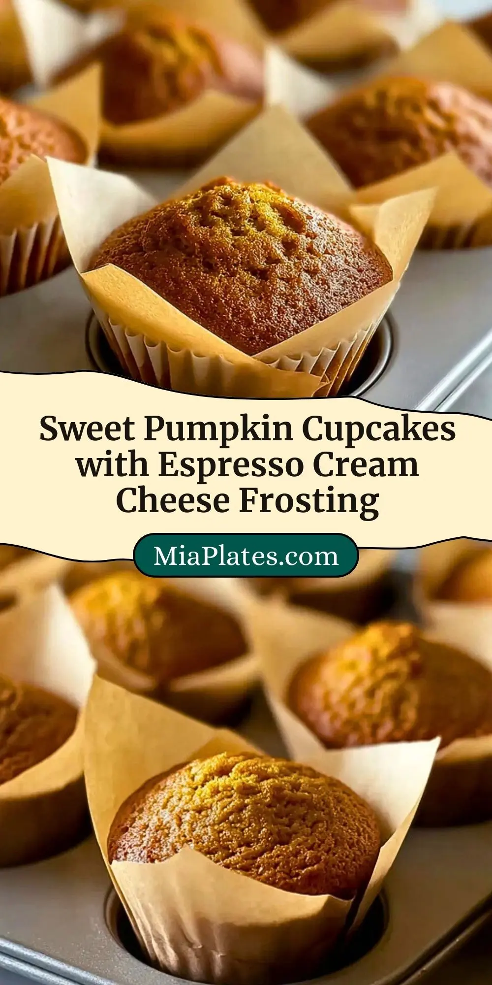 Sweet Pumpkin Cupcakes with Espresso Cream Cheese Frosting (3)
