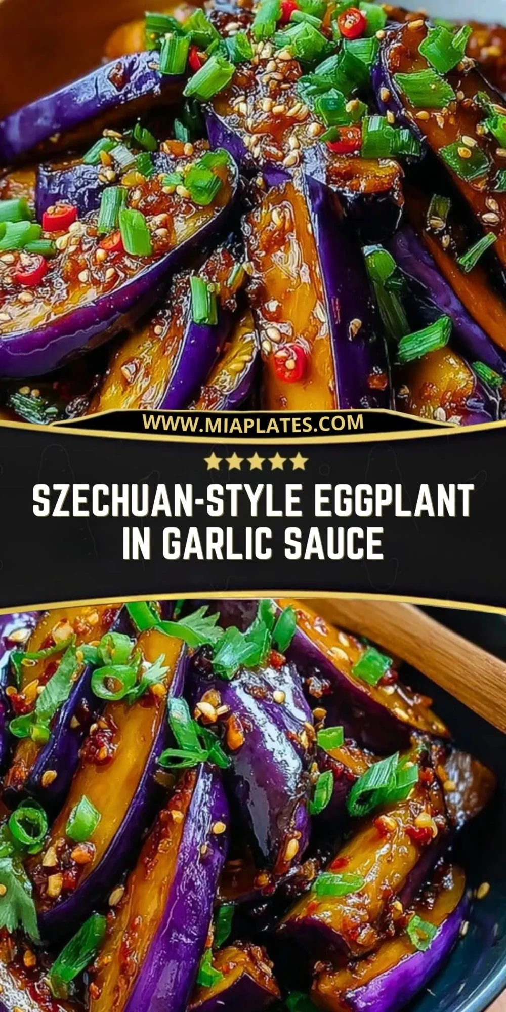 Szechuan-Style Eggplant in Garlic Sauce (2)