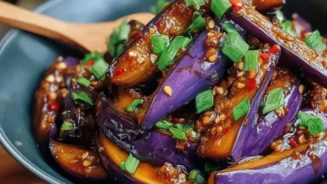 Szechuan-Style Eggplant in Garlic Sauce