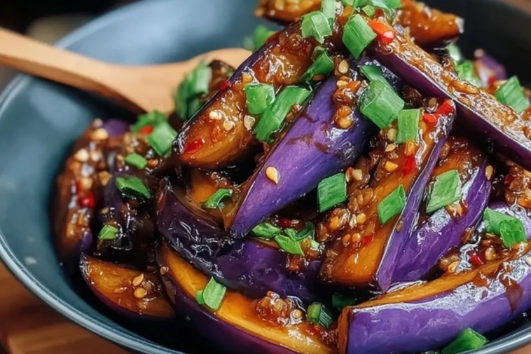 Szechuan-Style Eggplant in Garlic Sauce