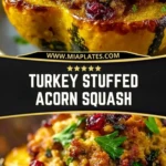 Turkey Stuffed Acorn Squash (2)