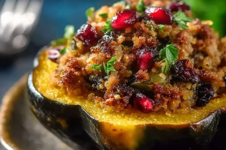 Turkey Stuffed Acorn Squash