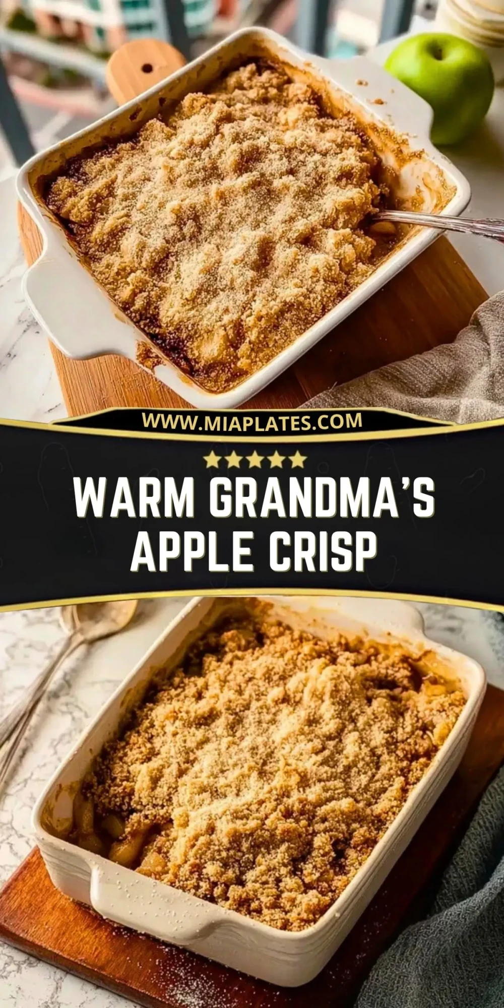 Warm Grandma's Apple Crisp (2)