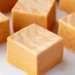 White Chocolate Pumpkin Fudge