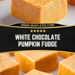 White Chocolate Pumpkin Fudge (2)