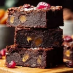 Vegan No-Bake Brownies with Dates & Nuts