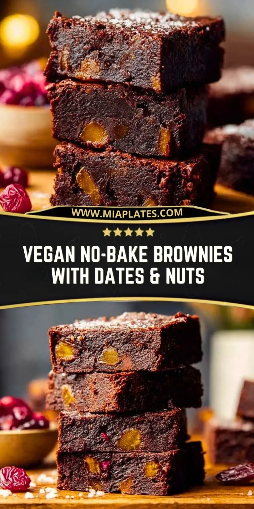 Vegan No-Bake Brownies with Dates & Nuts (2)