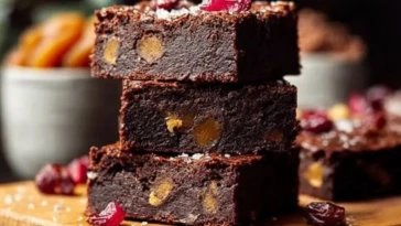 Vegan No-Bake Brownies with Dates & Nuts