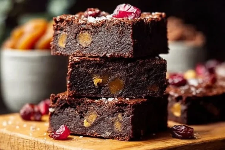 Vegan No-Bake Brownies with Dates & Nuts